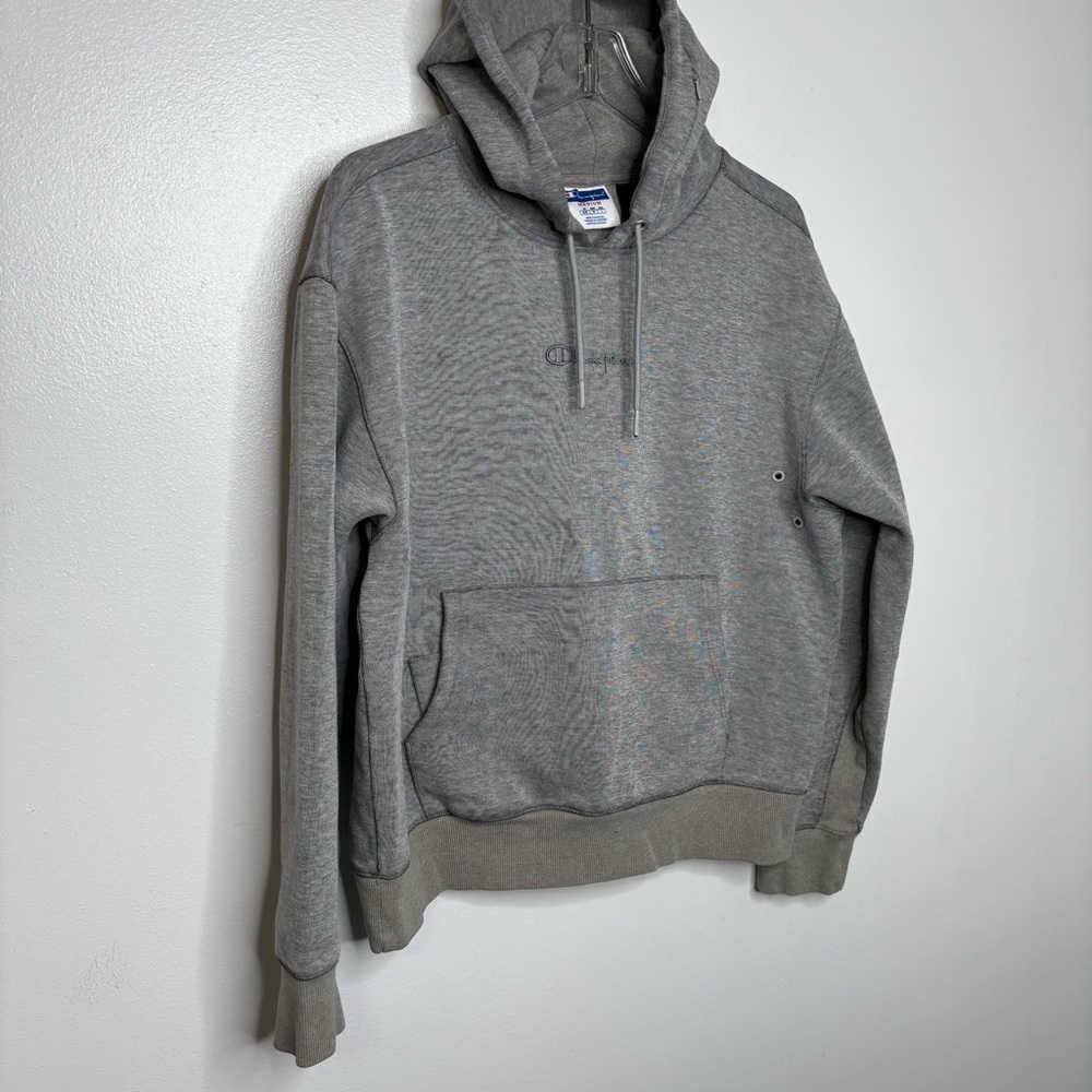Champion Gray Pullover Hoodie Men’s Medium - Picture 2 of 10